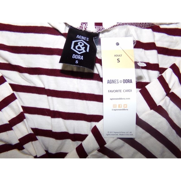 Agnes & Dora favorite cardi Size Small striped button down - Picture 7 of 11